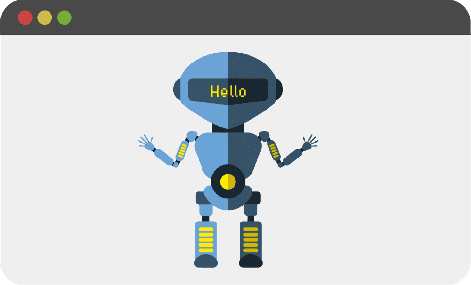 Illustration robot nouvelles technologies